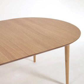 Jedálenský stôl quio Ø 120 (200 x 120) cm dubový MUZZA