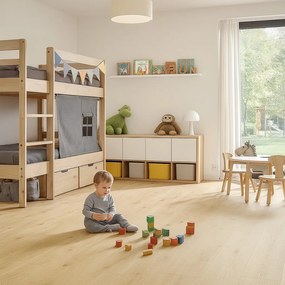 Beauflor, PVC podlaha - lino Toptex Sweet Oak 626M, na mieru, šíře 4m,5m, žltá, filc, chodba / predsieň