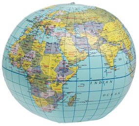 Nafukovací glóbus Rex London World Map