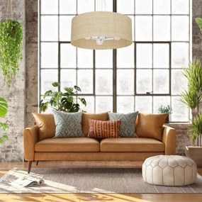 Závesné svietidlo Marshall, 1x ratanové tienidlo, (fi 50cm), w