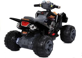 LEAN CARS Nabíjacia štvorkolka s veľkými kolesami čierna