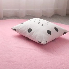 Protišmykový koberec RABBIT ružový kruh