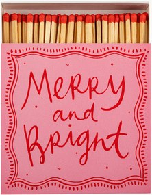 Dizajnová škatuľka zápaliek Merry and Bright
