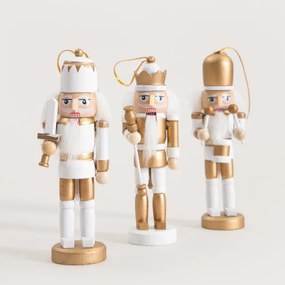 Závesná vianočná dekorácia NUTCRACKER luskáčik 754432 (3 ks)