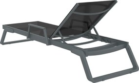 TROPIC ARM záhradné lehátko white/white