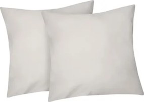 Obliečka  na vankúš (2 ks) Satin 50x50 cm, šedý%