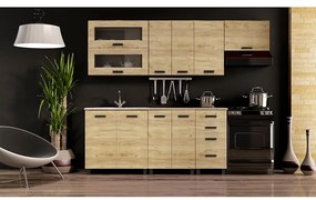 Kuchynská linka Lucjan 240 bez dosky dub artisan
