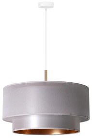 Duolla - Luster na lanku NANTES 1xE27/15W/230V pr. 45 cm strieborná/medená