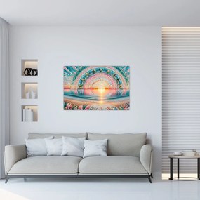 Obraz – Mozaika zapadajúceho slnka (90x60 cm)