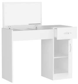 Toaletný stolík INCI 74 cm biely