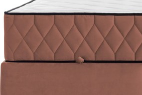 Posteľ Reve 160x200 cm, lososová látka