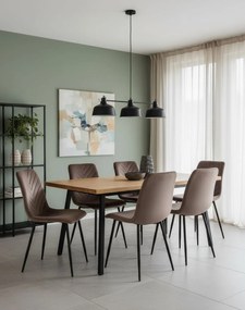 Stolička Daren Velvet cappuccino