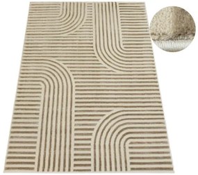 Koberec MISHA J487A tmavobéžový / béžový