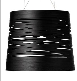 Foscarini Tress grande závesné LED svetlo, čierna