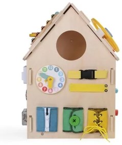 2Kids Toys - Aktivity doska domček béžová