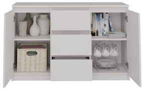 Komoda Musecalo 11 (biela). Akcia -20%. Vlastná spoľahlivá doprava až k Vám domov. 1132863