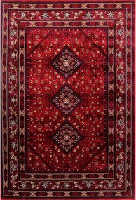 BE Koberec Abu Dhabi 6275 RED – červený obdĺžnikový Rozmer: 160x230 cm
