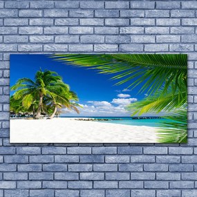 Obraz plexi Tropická pláž more výhľad 120x60 cm