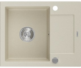 Mexen Enzo - drez granitový 57,6x46,5cm, 1-komorový, béžová, 6506571005-69