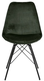 Tmavozelená jedálenská stolička Actona Eris