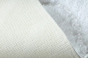 Kúpeľňový koberček SUPREME WAVES vlny, biely