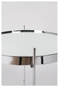 Odkladací stolík v striebornej farbe Zuiver Cupid