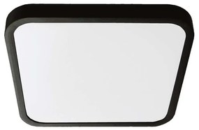 LED Kúpeľňové stropné svietidlo LED/18W/230V IP44 4000K 25x25 cm čierna