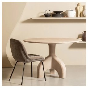 Sivé zamatové jedálenské stoličky v súprave 2 ks Crate – WOOOD