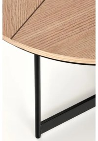 Konferenčný stolík KARIDA 41x80 cm béžová/čierna