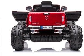 LEAN CARS ELEKTRICKÉ AUTÍČKO MERCEDES  DK-MT950 4x4  LAKOVANÉ - ČERVENÉ MOTOR 4x45W - BATÉRIA - 2x12V7Ah- 2024