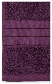 Vínové froté bavlnené uteráky v súprave 4 ks 50x100 cm – Good Morning
