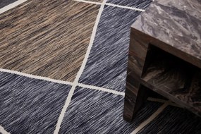 Diamond Carpets India, Ručne viazaný kusový koberec DaVinci's Ermine DESP P93 Mix, 80x150, šedá, chodba / predsieň