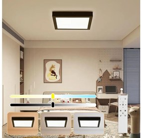 Brilagi-LED Stmievateľné kúpeľňové svietidlo FRAME SMART LED/24W/230V IP44 čierna+DO
