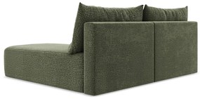 Zelená rozkladacia/s úložným priestorom rohová pohovka (pravý roh) Kalena – Makamii