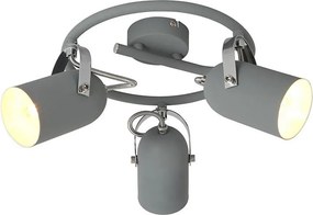 Bodové svietidlo GRAY 3xE14/40W/230V