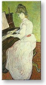 Obraz na plátne Vincent van Gogh - Marguerite Gachet pri klavíri | rôzne rozmery