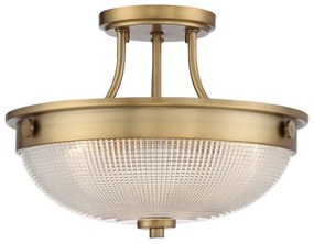 Quoizel - Prisadený luster MANTLE 2xE27/60W/230V mosadz