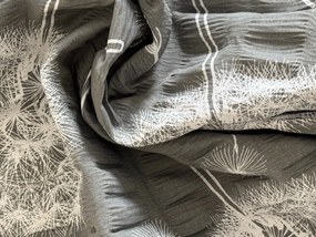 Krepové obliečky DANDELION BLEND sivá hotelová kapsa Rozmer obliečky: 70 x 90 cm | 140 x 200 cm