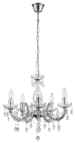 Globo 63116-5 - Luster na reťazi CUIMBRA 5xE14/40W/230V GL6104