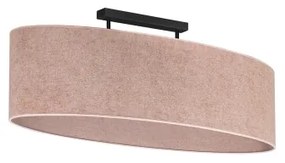 Duolla - Prisadený luster OVAL 2xE27/15W/230V ružová