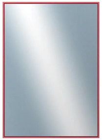 DANTIK - Zrkadlo v rámu, rozmer s rámom 50x70 cm z lišty Hliník červená m. (7002244)