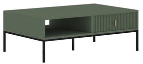 Konferenčný stolík SUE zelený/čierny
