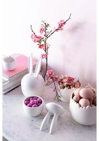 Biela porcelánová dóza ELARIA KANIN - rôzne veľkosti Veľkosť: S
