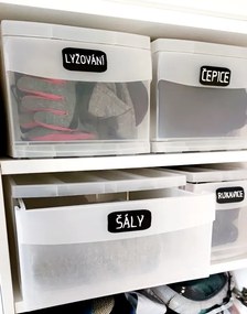 2. akosť - S - Zásuvka, úložný box výsuvný, transparentný Rotho SYSTEMIX