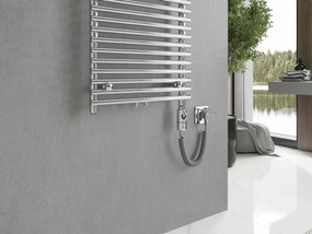 Mexen Sol, elektrické vykurovacie teleso 1200x600 mm + vykurovacia tyč 600 W, chrómová, W125-1200-600-2600-01