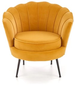 Křeslo Amorinito 2 hořčicově žluté