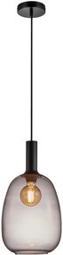 Nordlux Závesný luster z dymového skla Alton pre žiarovku E27 ø23cm 47303047