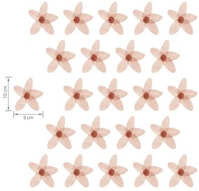 Samolepky na stenu KVETY do detskej izby BOHO