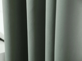 Sivozelený záves OXFORD 140x250 cm Zavesenie: Kovové krúžky