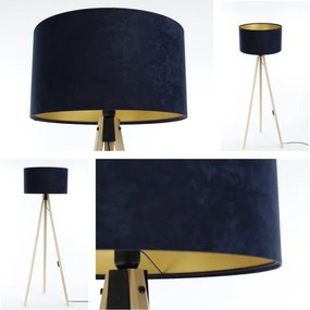 Stojacia lampa STANDART 1xE27/60W/230V modrá/béžová